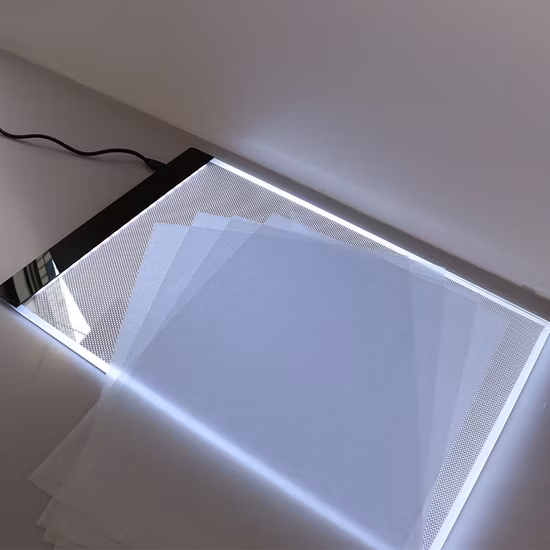 A4 Acrylic Painting Copy Board LED Drawing Learning Pad